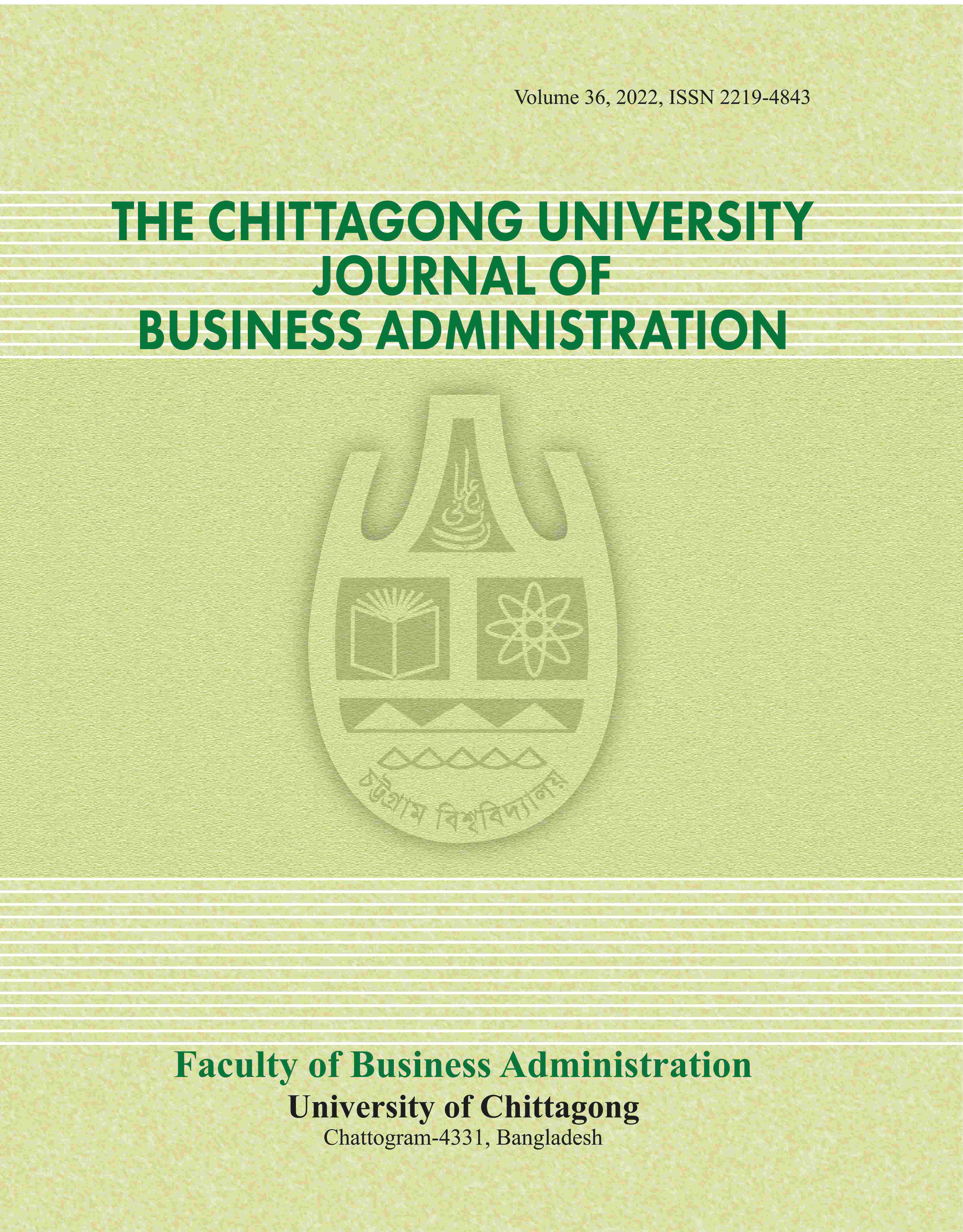 The Chittagong University Journal of Business Administration